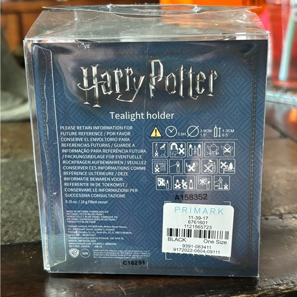 NEW! Never opened!  HARRY POTTER tea light holder with white tea light candle - Picture 4 of 8